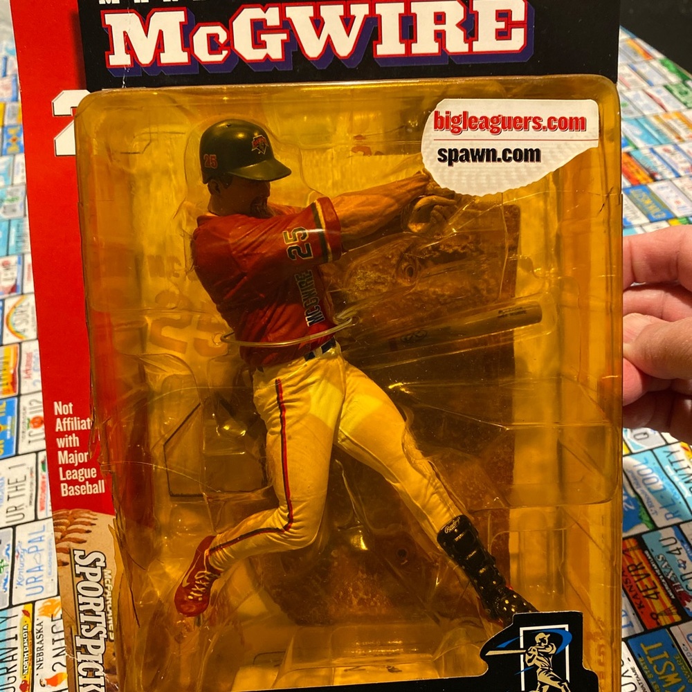 McGwire Action Figure - Red and Black